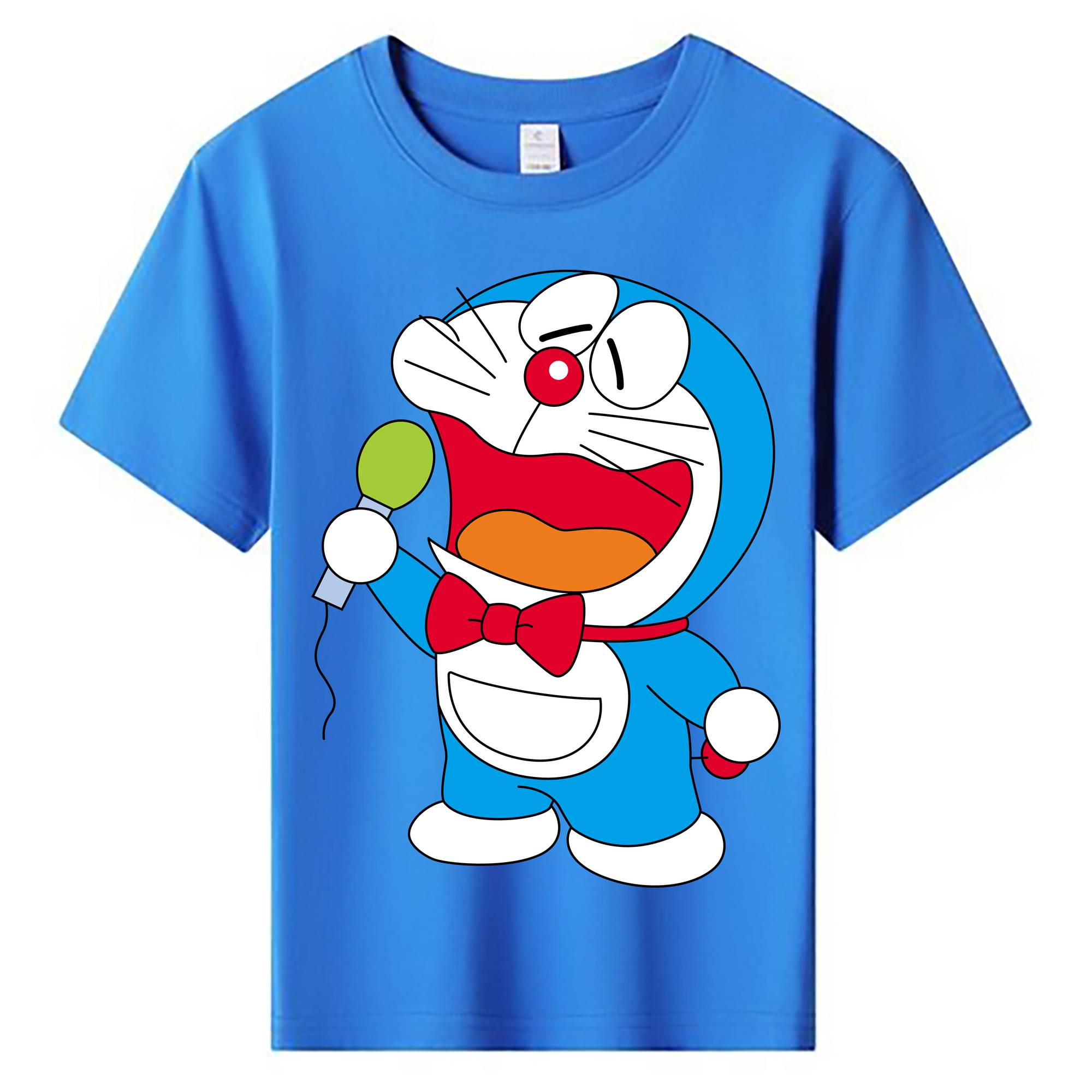 （画像用） ドラえもん Doraemon 綿100％キッズTシャツ（フロントプリント）